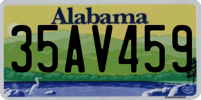 AL license plate 35AV459