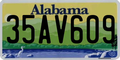 AL license plate 35AV609