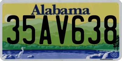 AL license plate 35AV638