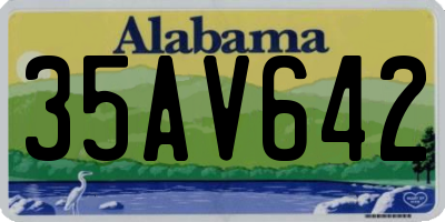AL license plate 35AV642