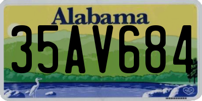AL license plate 35AV684