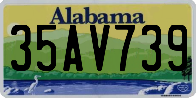 AL license plate 35AV739