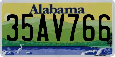 AL license plate 35AV766