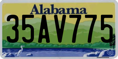 AL license plate 35AV775