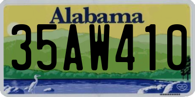 AL license plate 35AW410