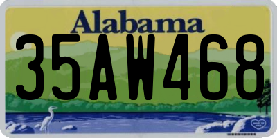 AL license plate 35AW468