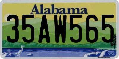 AL license plate 35AW565
