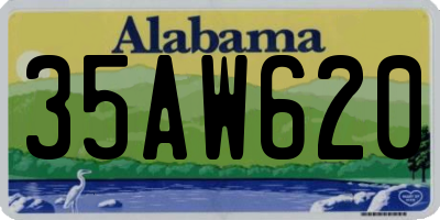AL license plate 35AW620