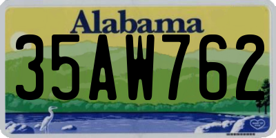 AL license plate 35AW762
