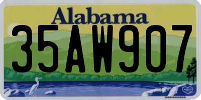 AL license plate 35AW907