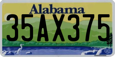 AL license plate 35AX375
