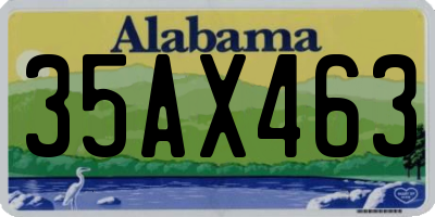 AL license plate 35AX463