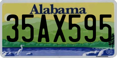 AL license plate 35AX595