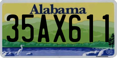 AL license plate 35AX611