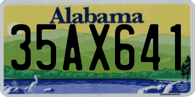 AL license plate 35AX641