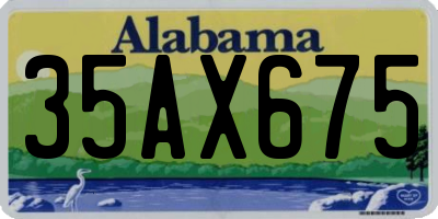 AL license plate 35AX675