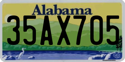 AL license plate 35AX705