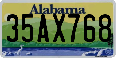 AL license plate 35AX768