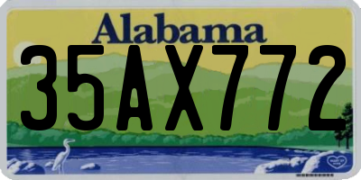 AL license plate 35AX772