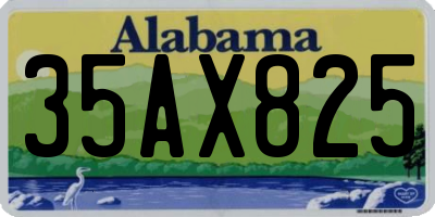 AL license plate 35AX825