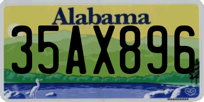 AL license plate 35AX896