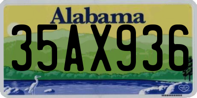 AL license plate 35AX936