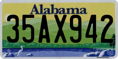 AL license plate 35AX942
