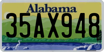 AL license plate 35AX948