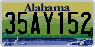 AL license plate 35AY152