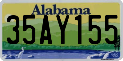 AL license plate 35AY155