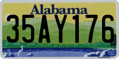 AL license plate 35AY176