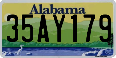 AL license plate 35AY179