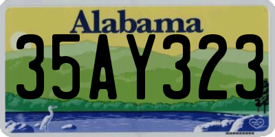 AL license plate 35AY323