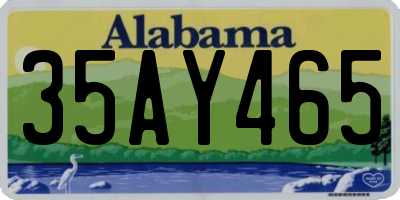 AL license plate 35AY465