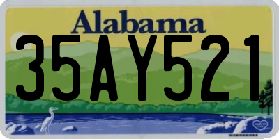 AL license plate 35AY521