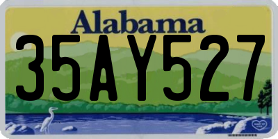 AL license plate 35AY527