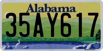 AL license plate 35AY617
