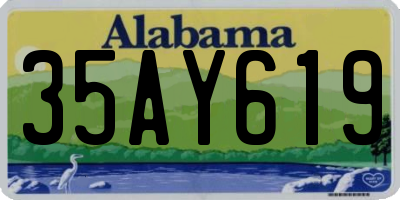 AL license plate 35AY619