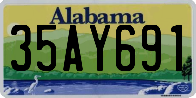 AL license plate 35AY691