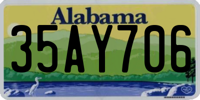 AL license plate 35AY706