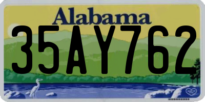 AL license plate 35AY762