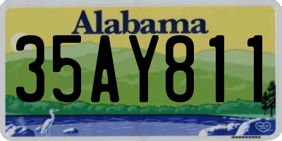 AL license plate 35AY811
