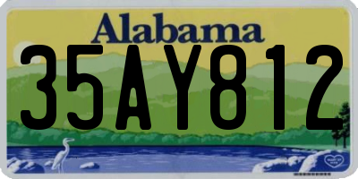 AL license plate 35AY812
