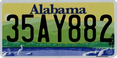 AL license plate 35AY882