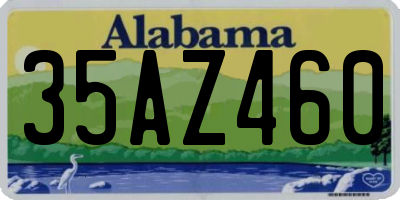 AL license plate 35AZ460