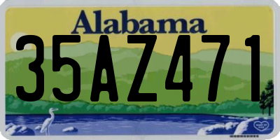 AL license plate 35AZ471