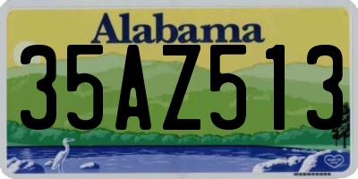 AL license plate 35AZ513