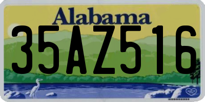 AL license plate 35AZ516