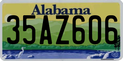 AL license plate 35AZ606