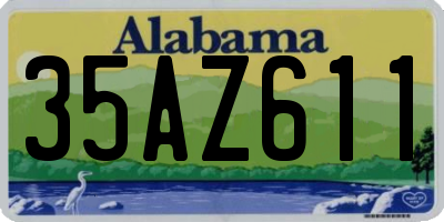 AL license plate 35AZ611